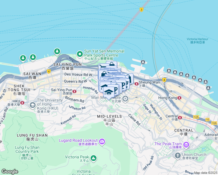map of restaurants, bars, coffee shops, grocery stores, and more near in 