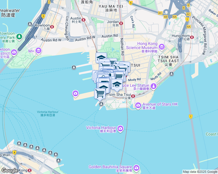 map of restaurants, bars, coffee shops, grocery stores, and more near in 