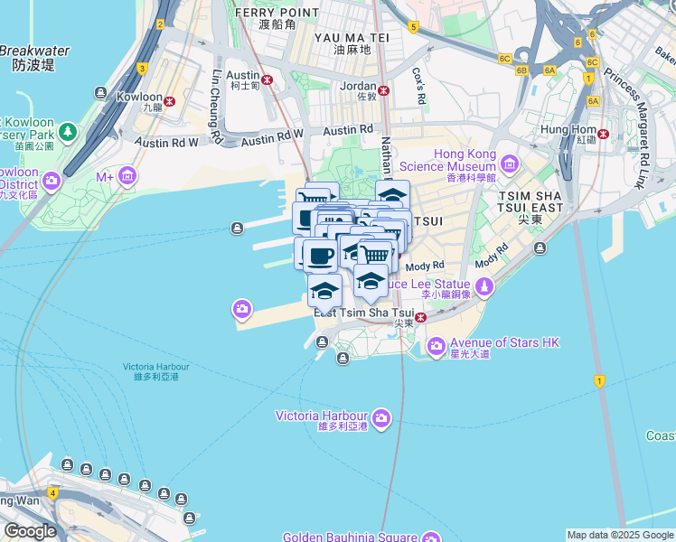 map of restaurants, bars, coffee shops, grocery stores, and more near in 