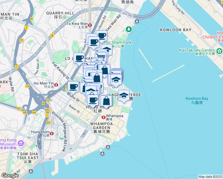 map of restaurants, bars, coffee shops, grocery stores, and more near in 