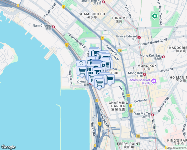 map of restaurants, bars, coffee shops, grocery stores, and more near in 