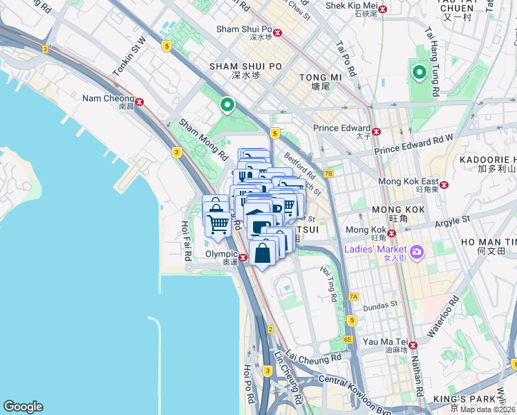 map of restaurants, bars, coffee shops, grocery stores, and more near in 