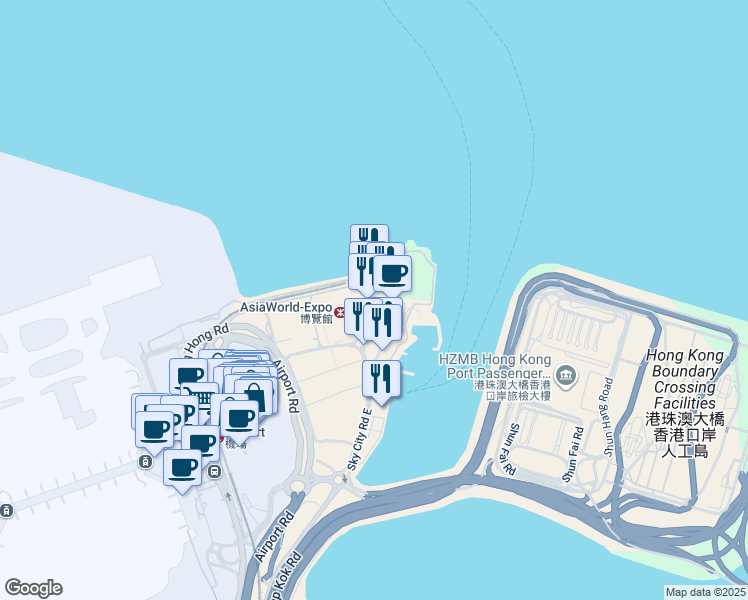 map of restaurants, bars, coffee shops, grocery stores, and more near in 