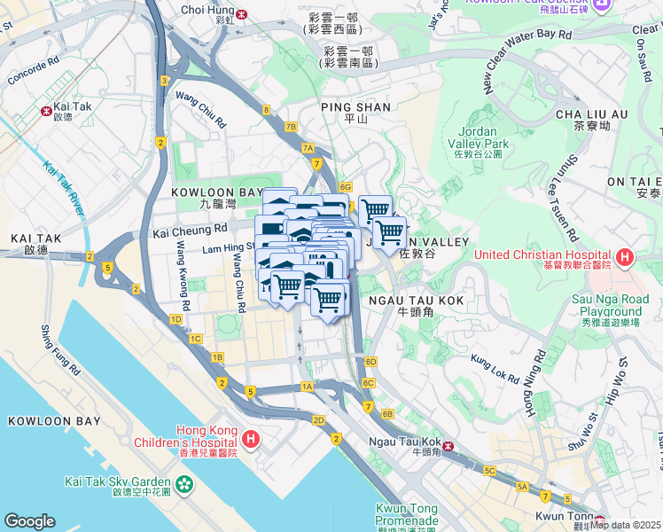 map of restaurants, bars, coffee shops, grocery stores, and more near in 