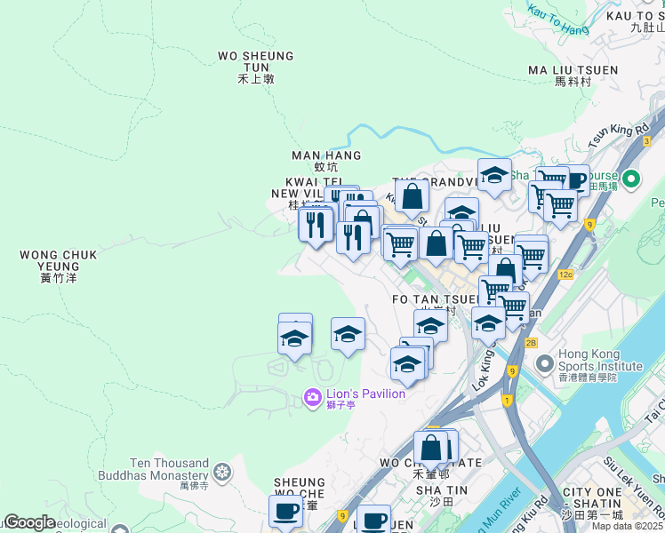 map of restaurants, bars, coffee shops, grocery stores, and more near in 