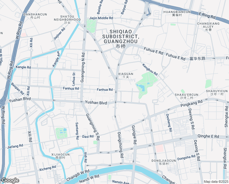 map of restaurants, bars, coffee shops, grocery stores, and more near 1-1148 Fan Hua Lu in Guang Zhou Shi