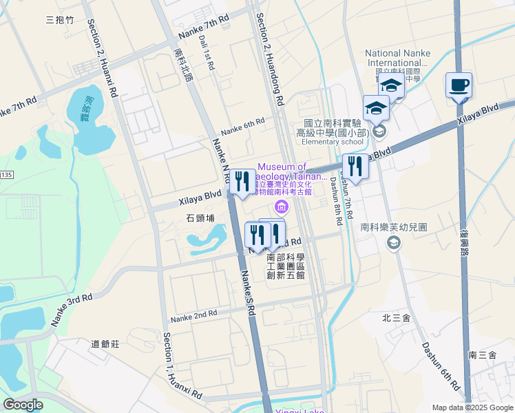 map of restaurants, bars, coffee shops, grocery stores, and more near in 