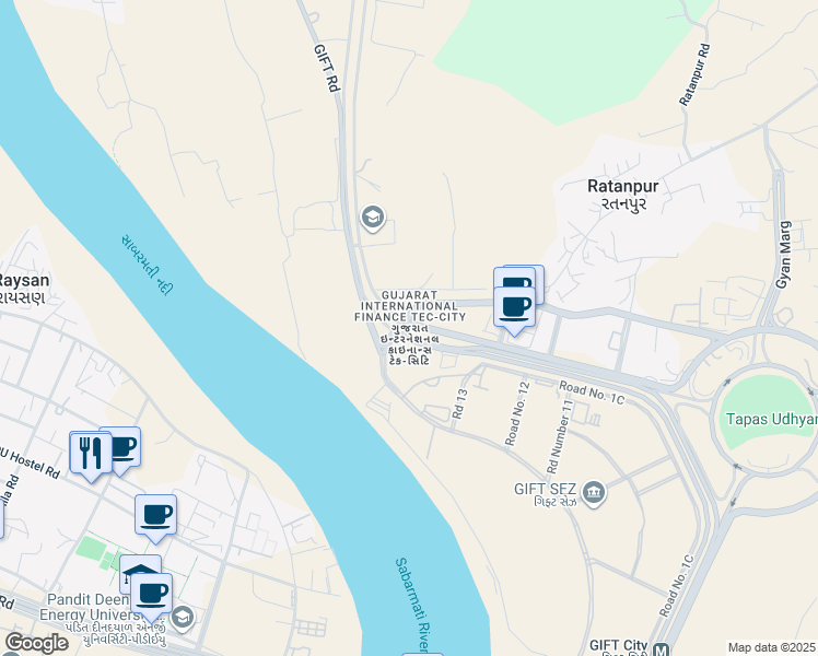 map of restaurants, bars, coffee shops, grocery stores, and more near in 