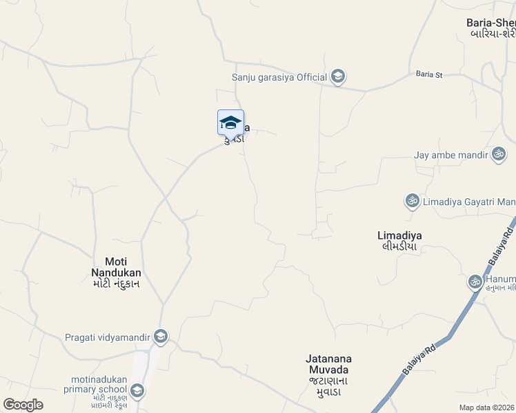 map of restaurants, bars, coffee shops, grocery stores, and more near in Balaiya