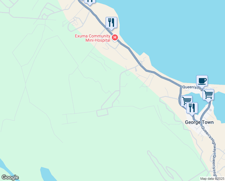 map of restaurants, bars, coffee shops, grocery stores, and more near in George Town