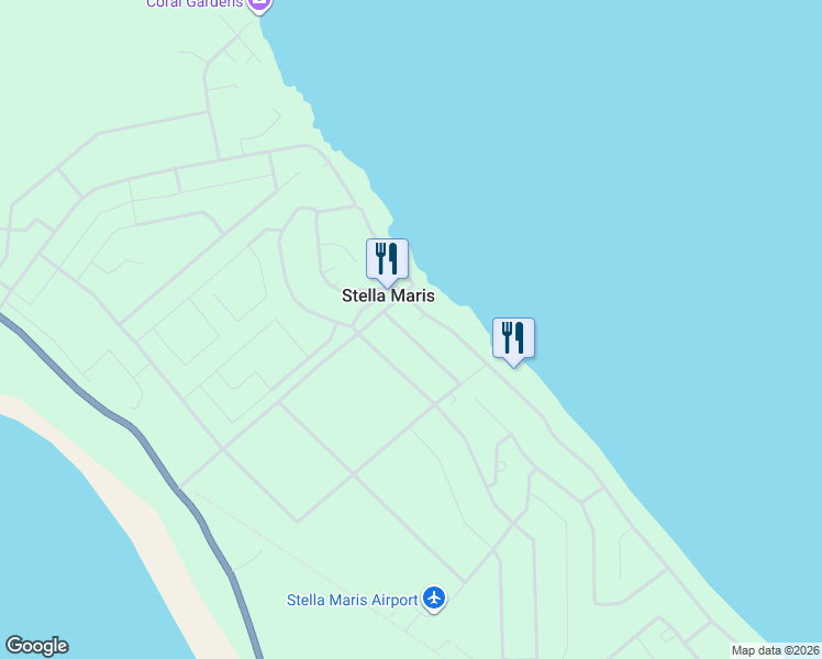 map of restaurants, bars, coffee shops, grocery stores, and more near Unnamed Road in Stella Maris, Long Island