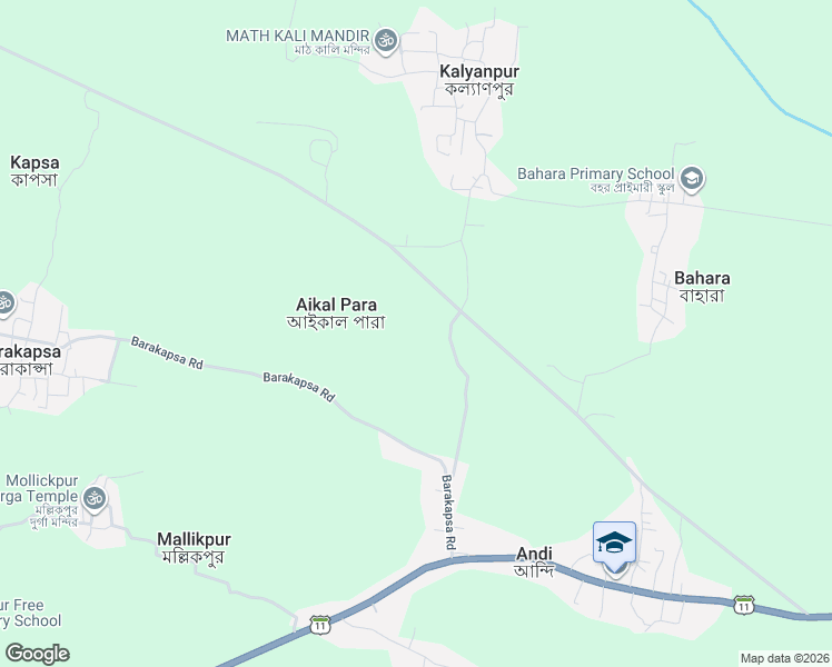 map of restaurants, bars, coffee shops, grocery stores, and more near in Andi