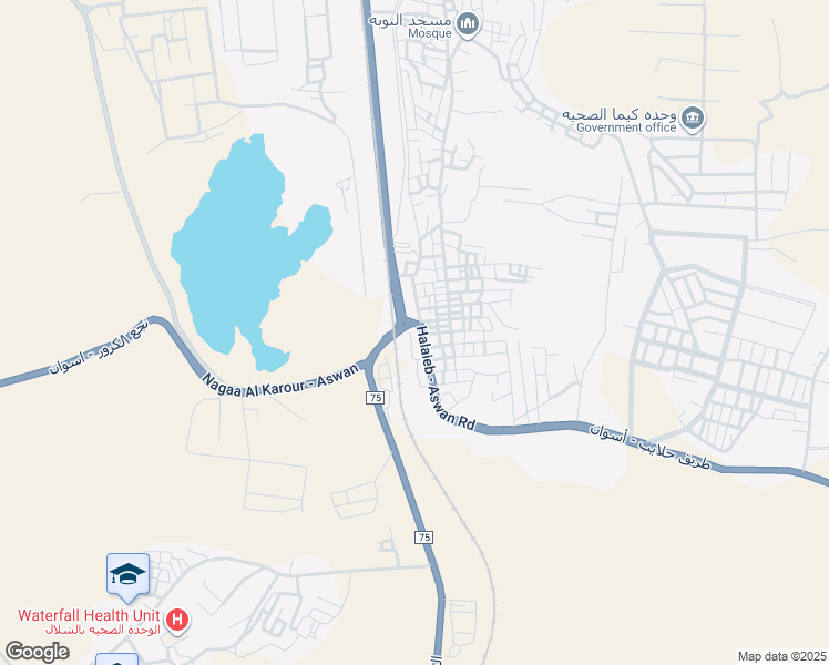 map of restaurants, bars, coffee shops, grocery stores, and more near in Aswan