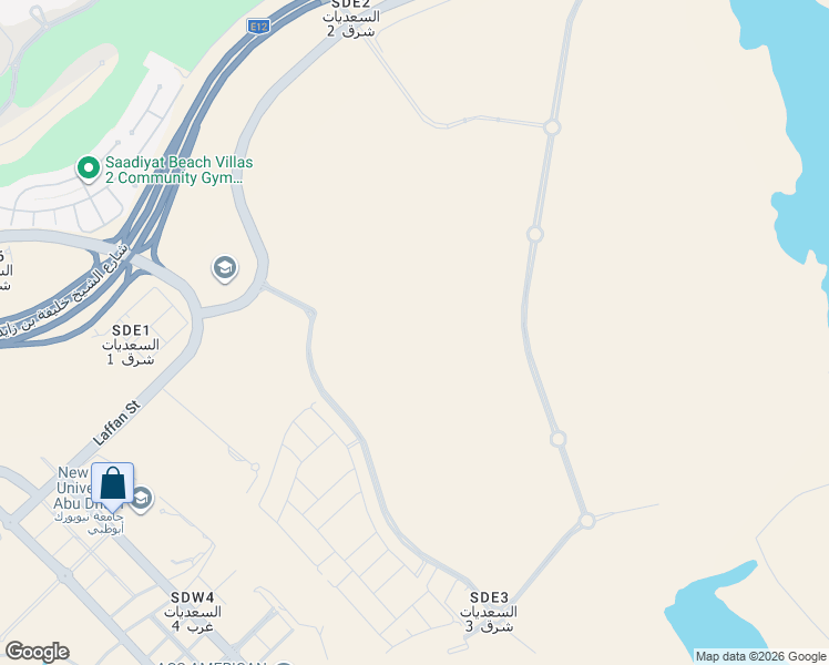 map of restaurants, bars, coffee shops, grocery stores, and more near in Abu Dhabi