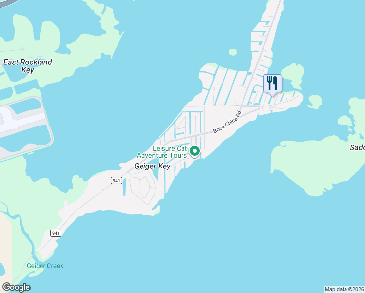 map of restaurants, bars, coffee shops, grocery stores, and more near 15 Boca Chica Road in Key West