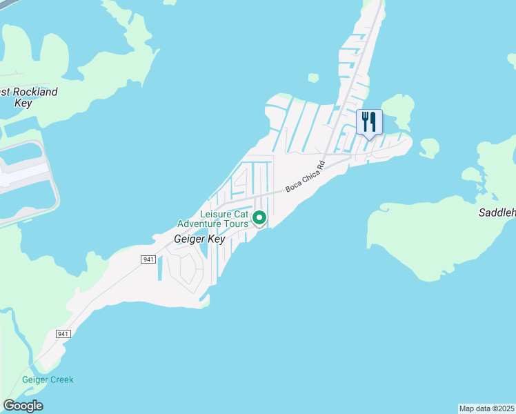 map of restaurants, bars, coffee shops, grocery stores, and more near 164 Mars Lane in Key West