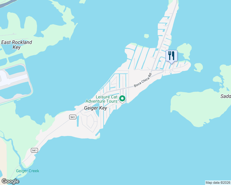 map of restaurants, bars, coffee shops, grocery stores, and more near 164 Mars Lane in Key West