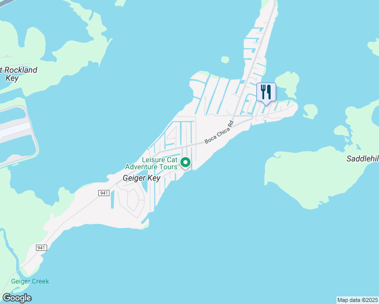 map of restaurants, bars, coffee shops, grocery stores, and more near 164 Mars Lane in Key West