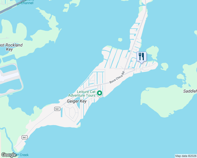 map of restaurants, bars, coffee shops, grocery stores, and more near 261 Mars Ln in Key West