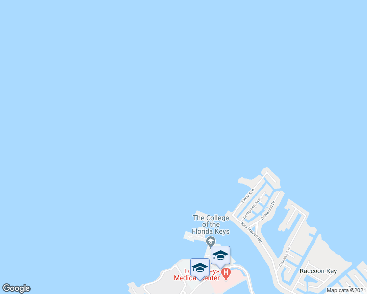 map of restaurants, bars, coffee shops, grocery stores, and more near 8 Floral Avenue in Key West