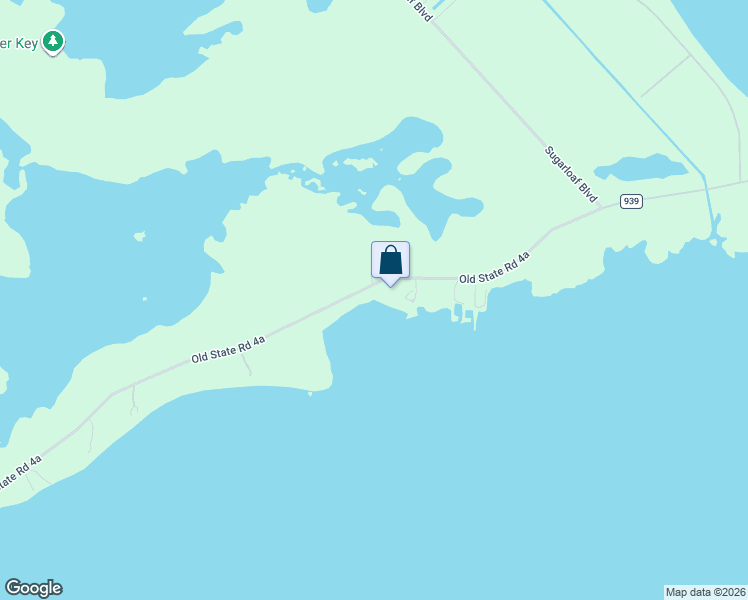 map of restaurants, bars, coffee shops, grocery stores, and more near 16540 Old State Road 4a in Sugarloaf Key
