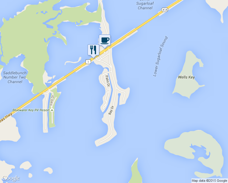 map of restaurants, bars, coffee shops, grocery stores, and more near 8 Boulder Drive in Key West