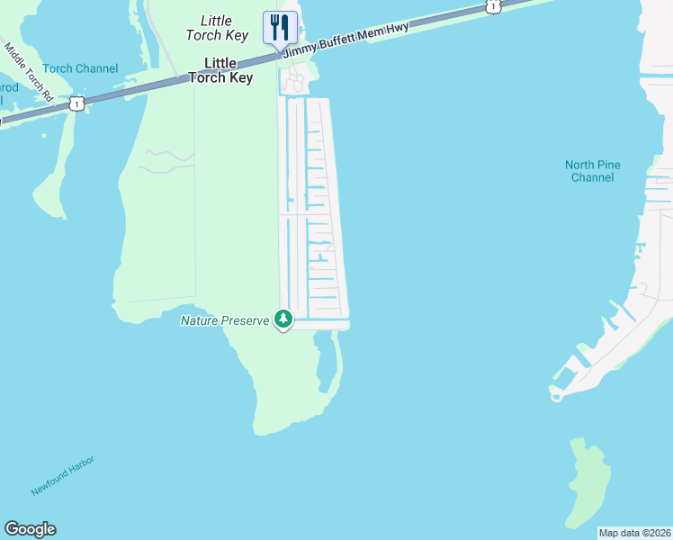 map of restaurants, bars, coffee shops, grocery stores, and more near 33042 Doubloon Road in Summerland Key
