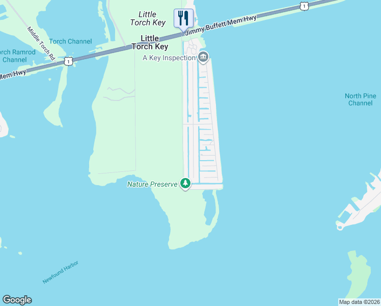 map of restaurants, bars, coffee shops, grocery stores, and more near 652 Blackbeard Road in Little Torch Key