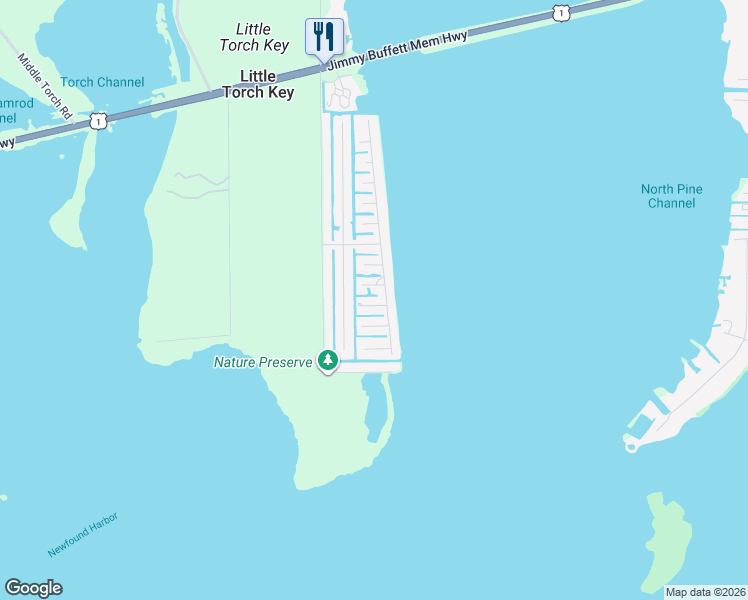 map of restaurants, bars, coffee shops, grocery stores, and more near 28579 Doubloon Road in Little Torch Key