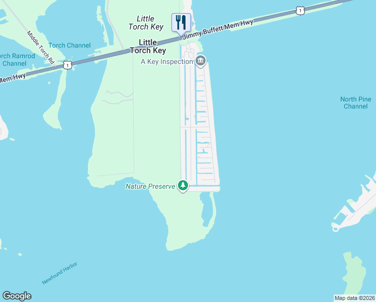 map of restaurants, bars, coffee shops, grocery stores, and more near 632 Blackbeard Road in Little Torch Key
