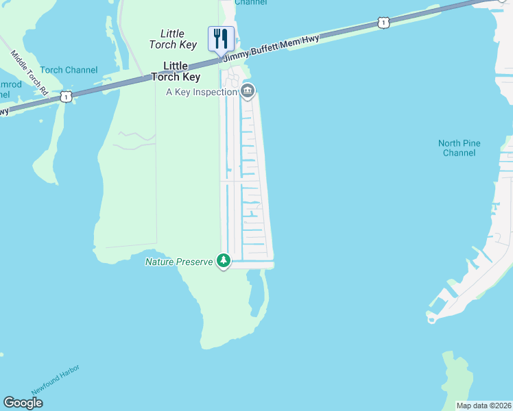 map of restaurants, bars, coffee shops, grocery stores, and more near 570 La Fitte Road in Summerland Key