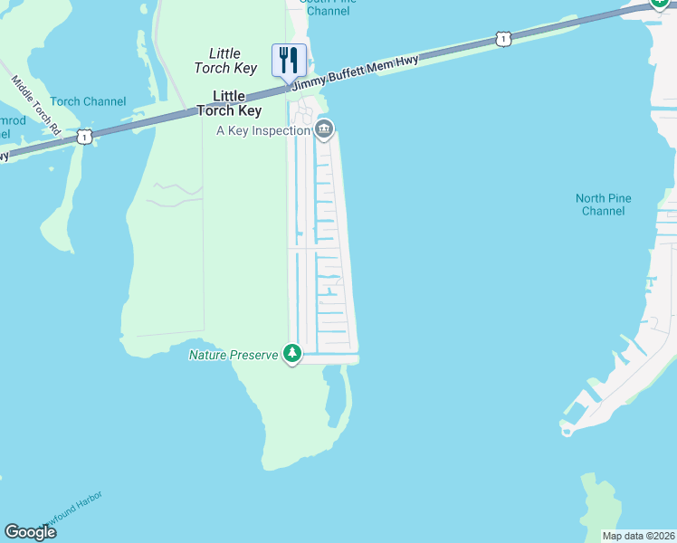 map of restaurants, bars, coffee shops, grocery stores, and more near 570 La Fitte Road in Summerland Key