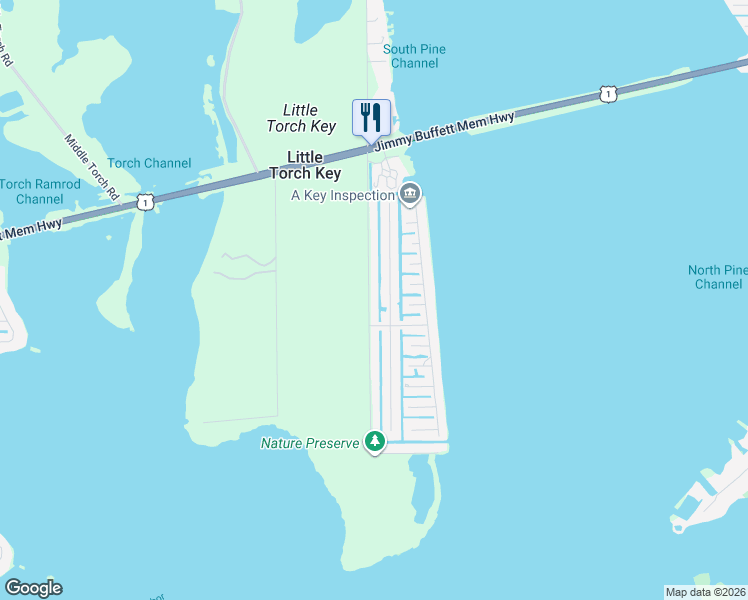 map of restaurants, bars, coffee shops, grocery stores, and more near 448 Blackbeard Road in Little Torch Key