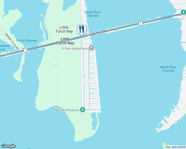 map of restaurants, bars, coffee shops, grocery stores, and more near 450 La Fitte Road in Summerland Key