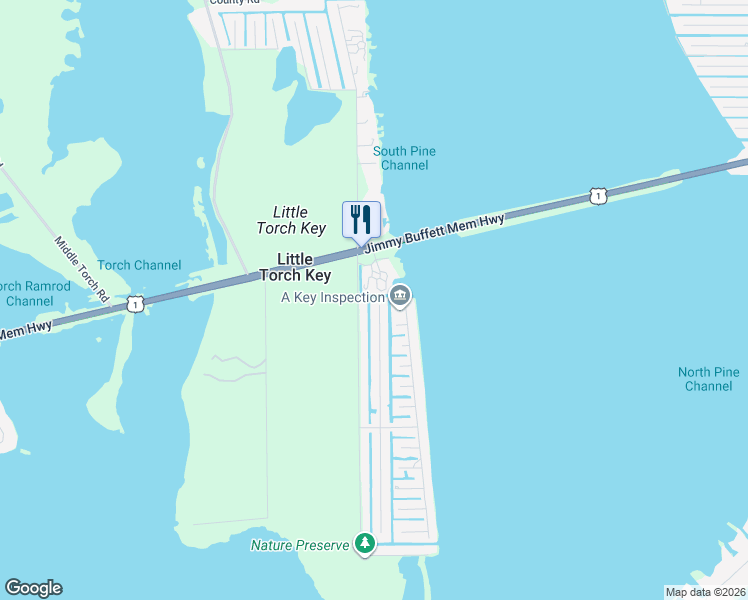 map of restaurants, bars, coffee shops, grocery stores, and more near 133 Blackbeard Road in Summerland Key