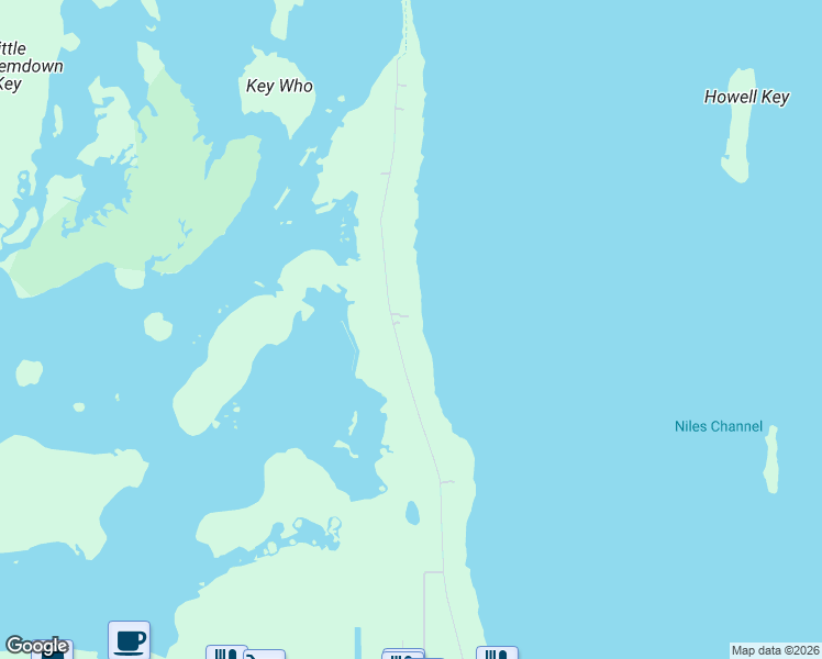 map of restaurants, bars, coffee shops, grocery stores, and more near 981 Niles Road in Summerland Key