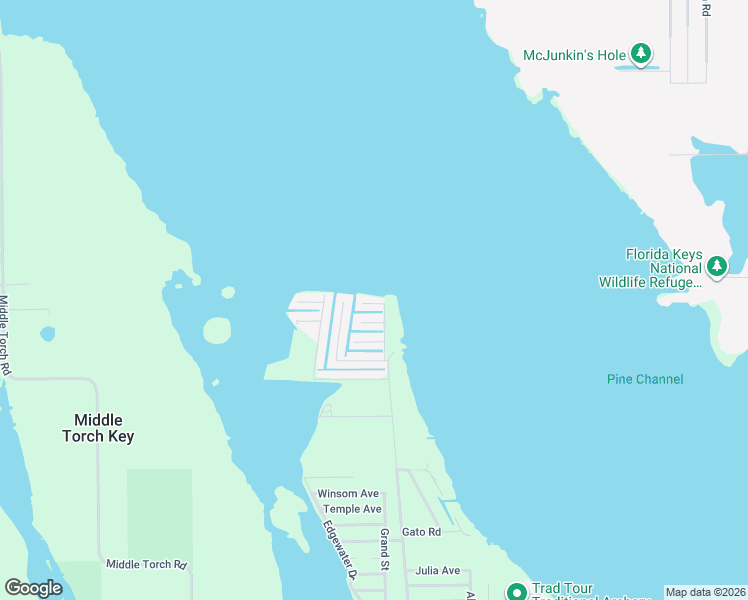 map of restaurants, bars, coffee shops, grocery stores, and more near 27951 Porgie Path in Little Torch Key
