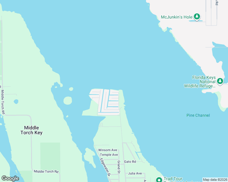 map of restaurants, bars, coffee shops, grocery stores, and more near 27951 Porgie Path in Little Torch Key