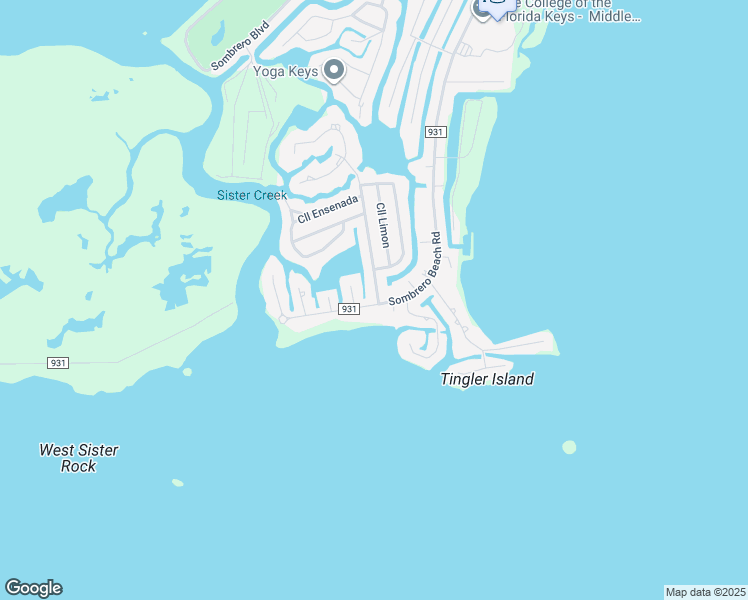 map of restaurants, bars, coffee shops, grocery stores, and more near 231 Sombrero Beach Road in Marathon