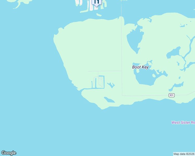 map of restaurants, bars, coffee shops, grocery stores, and more near 1 20th Saint Ocean in Marathon