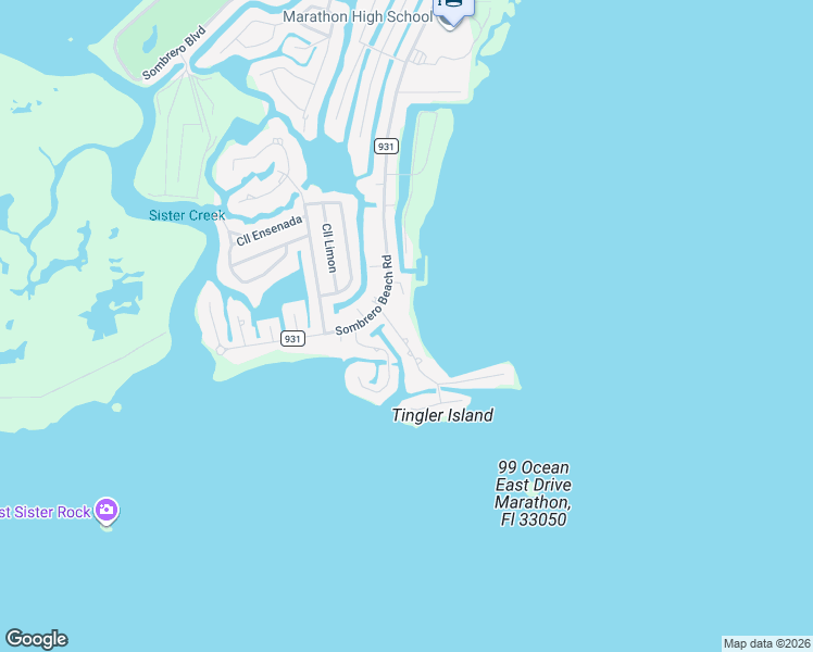 map of restaurants, bars, coffee shops, grocery stores, and more near 86 Tingler Lane in Marathon
