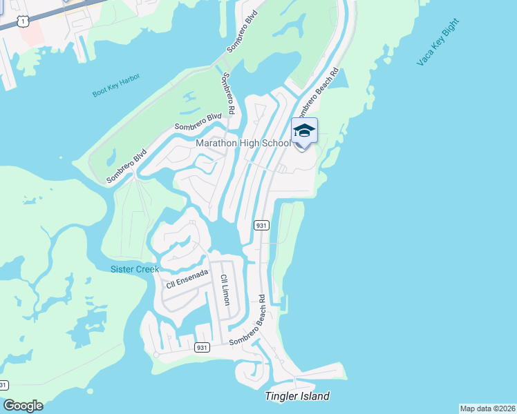 map of restaurants, bars, coffee shops, grocery stores, and more near 218 Anglers Drive South in Marathon