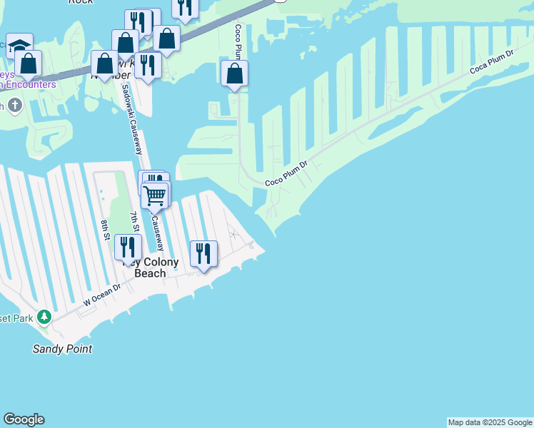map of restaurants, bars, coffee shops, grocery stores, and more near 96 Avenue East in Marathon