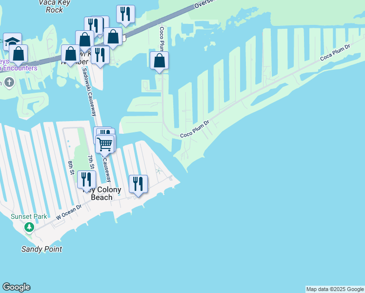 map of restaurants, bars, coffee shops, grocery stores, and more near 96 Avenue East in Marathon