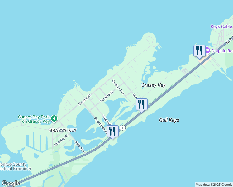 map of restaurants, bars, coffee shops, grocery stores, and more near 271 Lime Avenue in Marathon