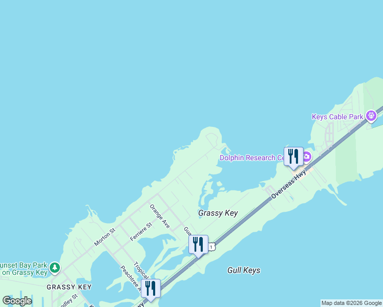 map of restaurants, bars, coffee shops, grocery stores, and more near 57681 Morton Street in Marathon