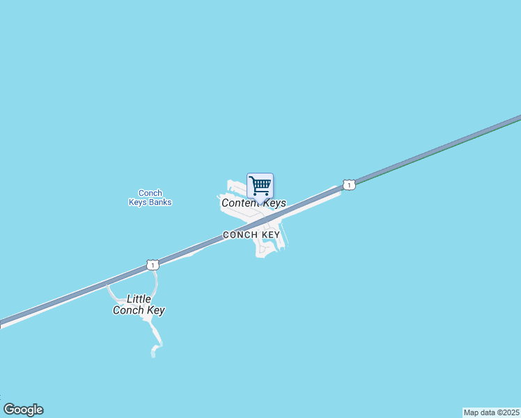 map of restaurants, bars, coffee shops, grocery stores, and more near 1410 Overseas Highway in Marathon