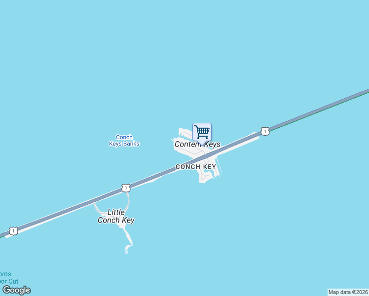 map of restaurants, bars, coffee shops, grocery stores, and more near 63 North Conch Avenue in Marathon