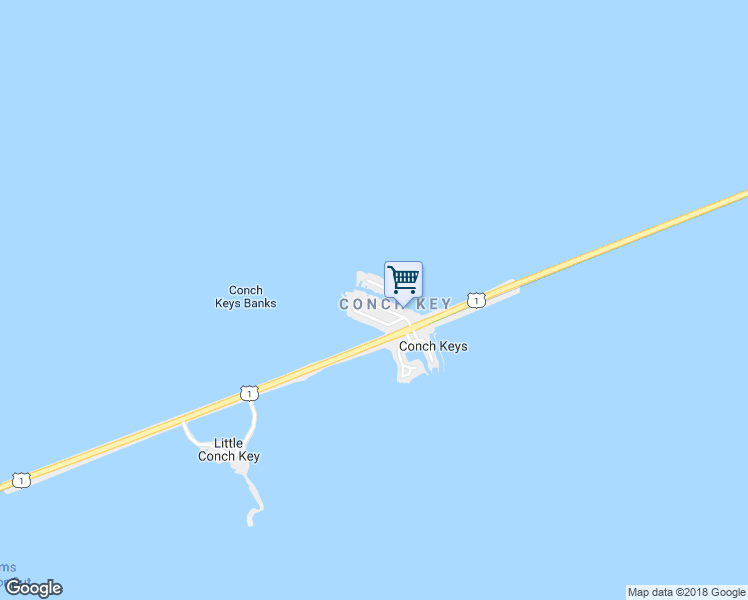 map of restaurants, bars, coffee shops, grocery stores, and more near 63 North Conch Avenue in Marathon
