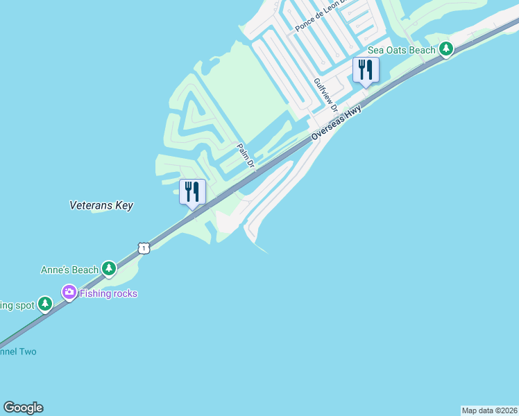map of restaurants, bars, coffee shops, grocery stores, and more near 211 Sunset Drive in Islamorada
